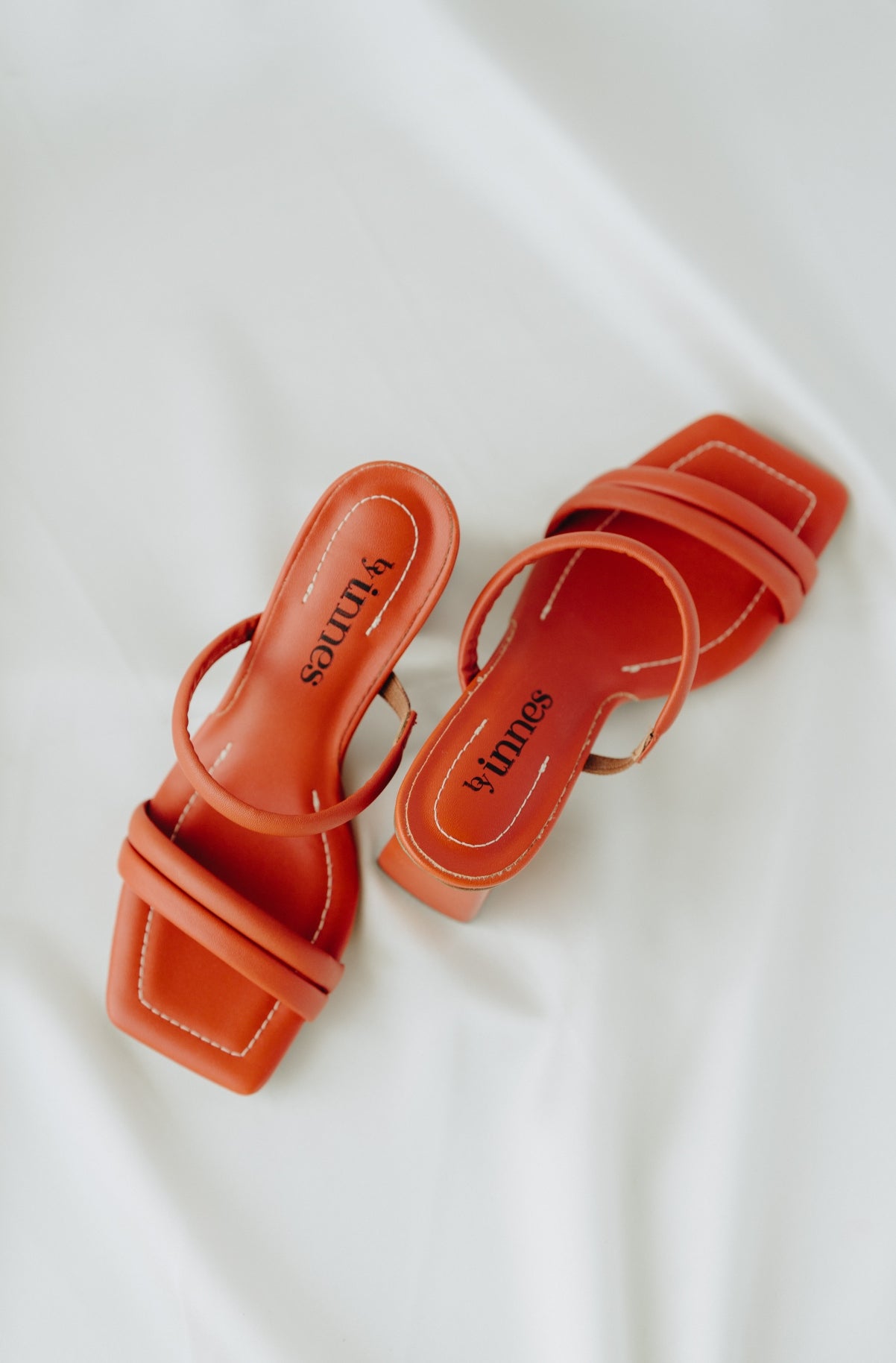 Charlie Block Heel in Brick