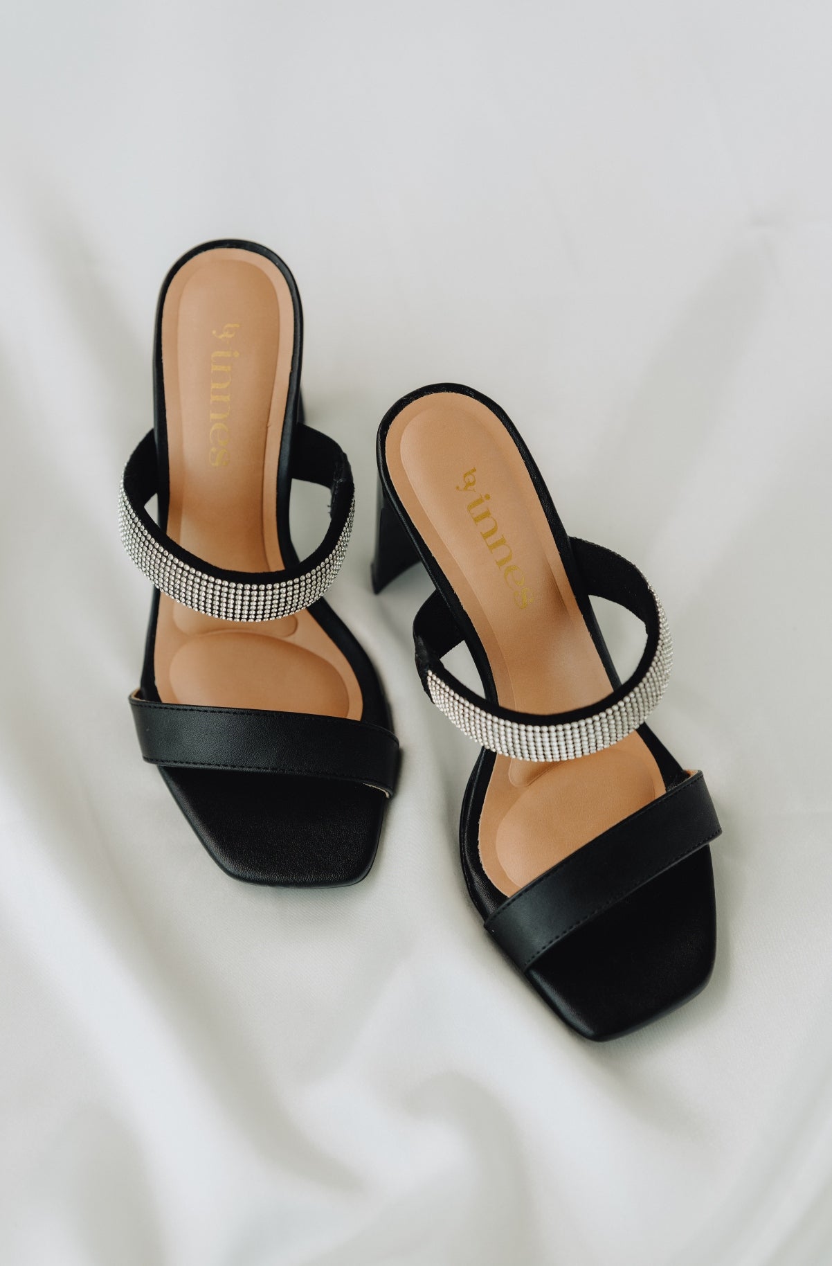 Mia Embellished Crystal Heel